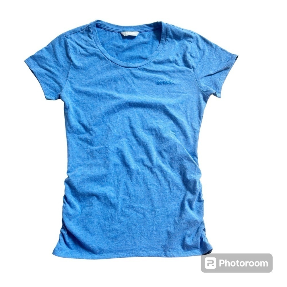 Blue Bench T-Shirt Elastic Gathering At Sides, Cotton Blend Medium Bundle & Save